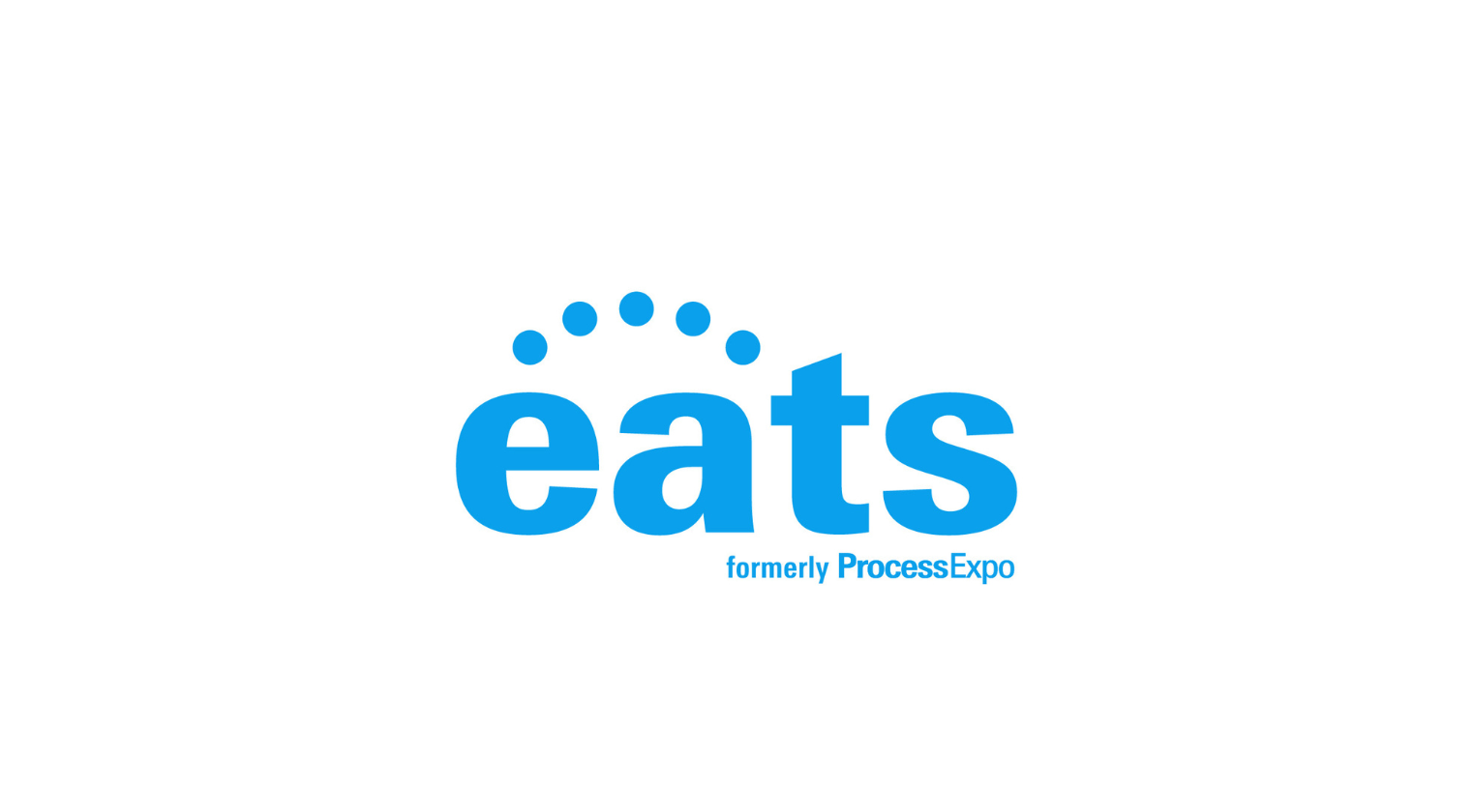 EATS formerly ProcessExpo logo, featuring a trade show for food processing and packaging