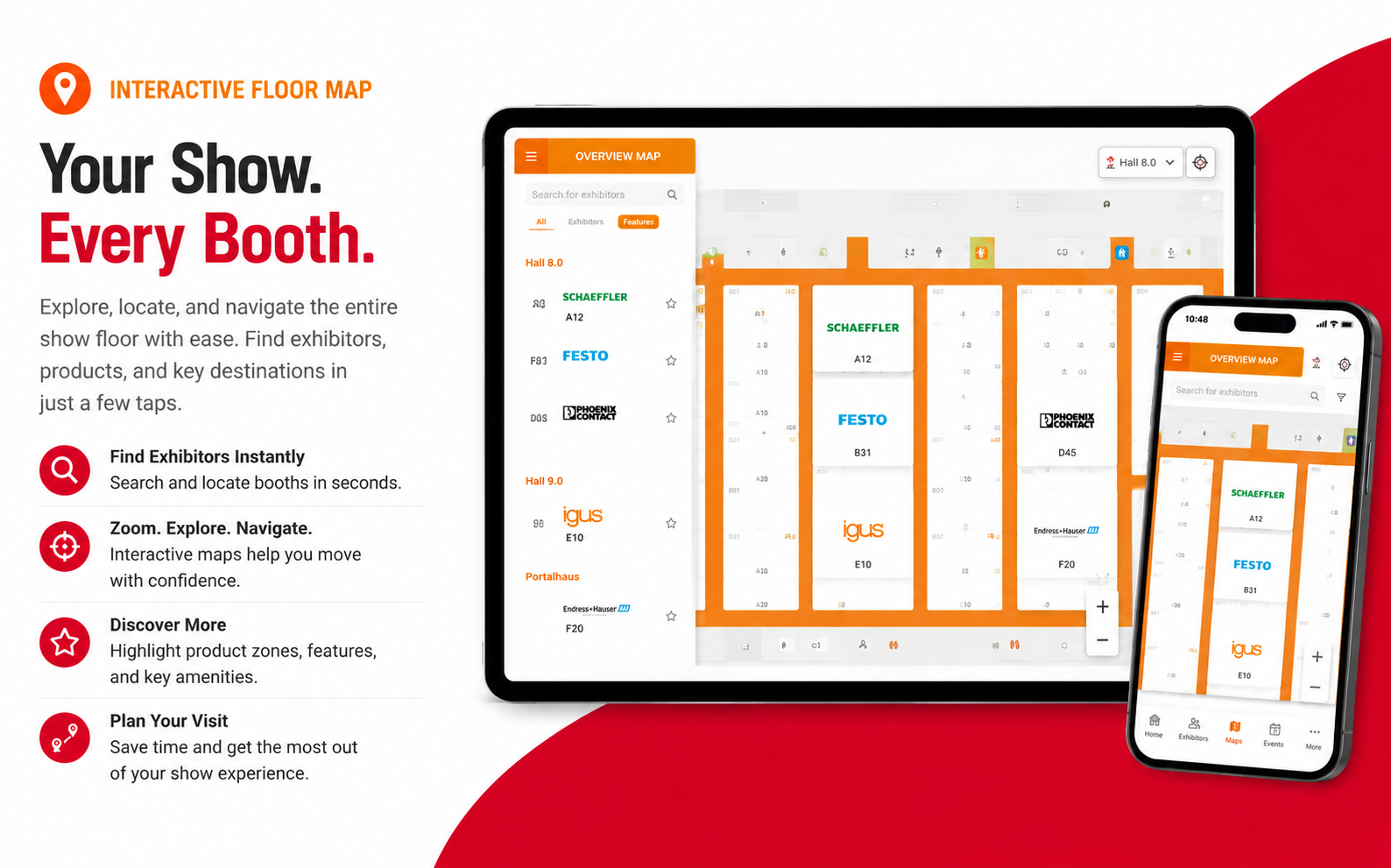 Interactive Floor Map Attendees